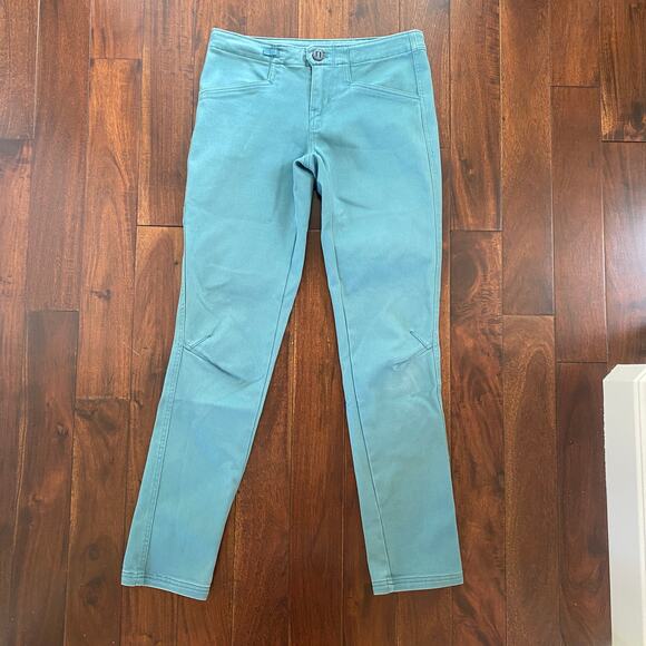 Patagonia Tate Pants Size 4 Womens Classic Strait Canvas Pants in Teal Blue - Picture 14 of 14